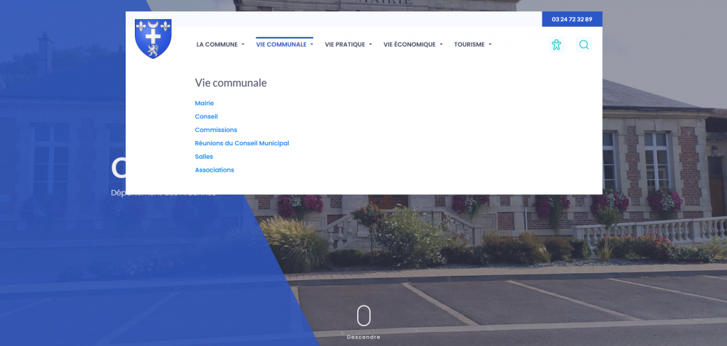 Menu de navigation